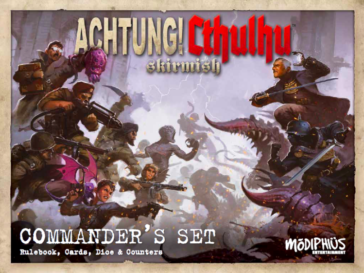 Achtung! Cthulhu Skirmish: Commander's Set - Modiphius Entertainment