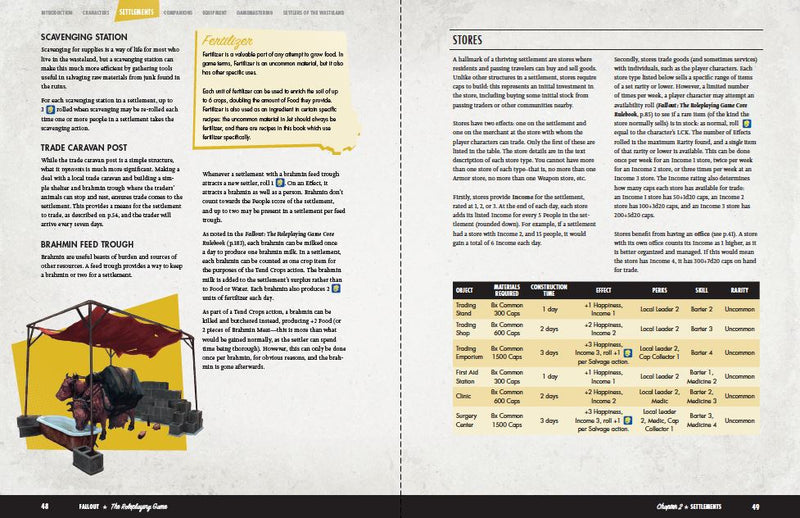 Fallout: The Roleplaying Game Settlers Supplement Fallout RPG Modiphius Entertainment 