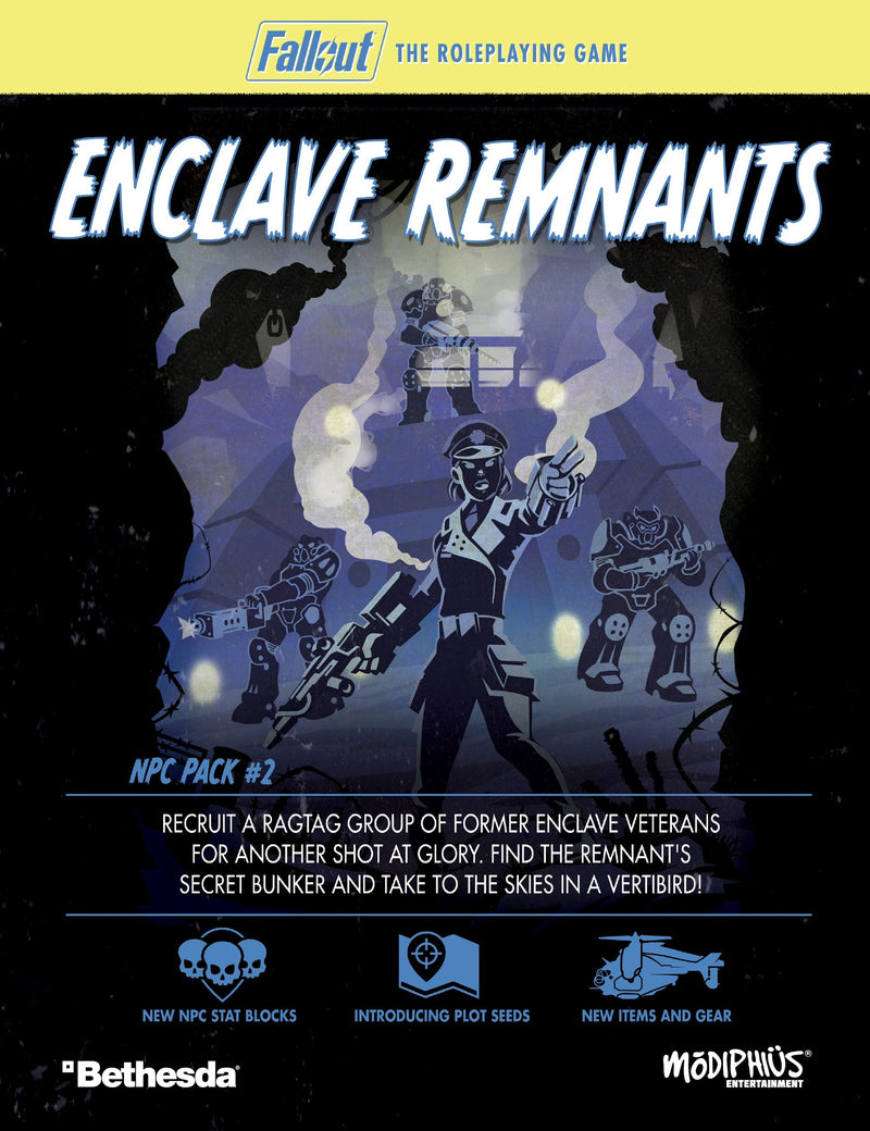 Fallout 2d20: NPC Pack 2 - Enclave Remnants (PDF) Fallout RPG Modiphius Entertainment 