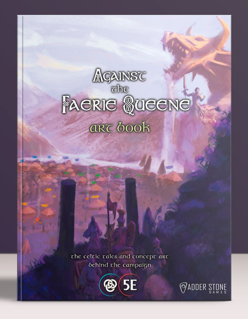 Legends of Avallen - Against the Faerie Queene Art Book Legends of Avallen Adder Stone Games 