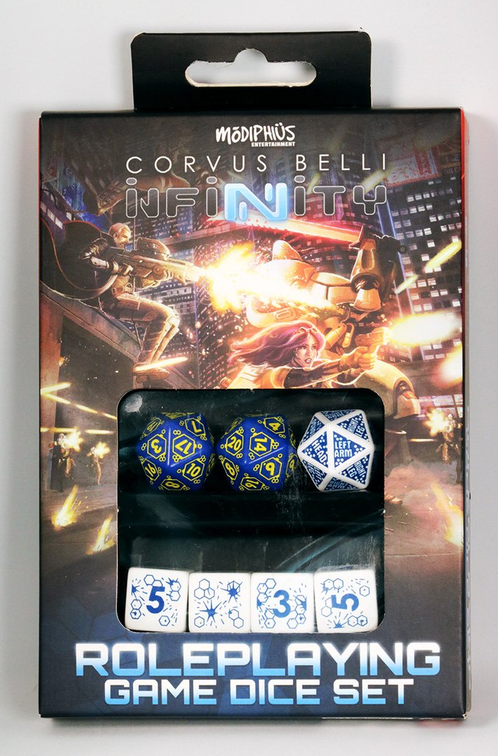 Infinity: Factions Dice Sets - Modiphius Entertainment