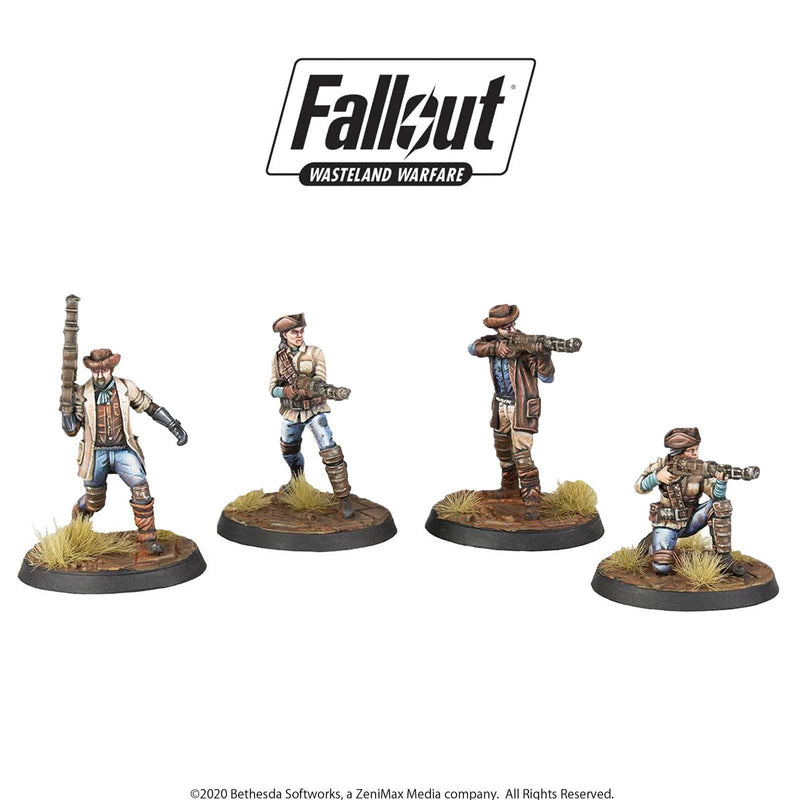 Fallout: Wasteland Warfare Models - Survivors: Minutemen Posse