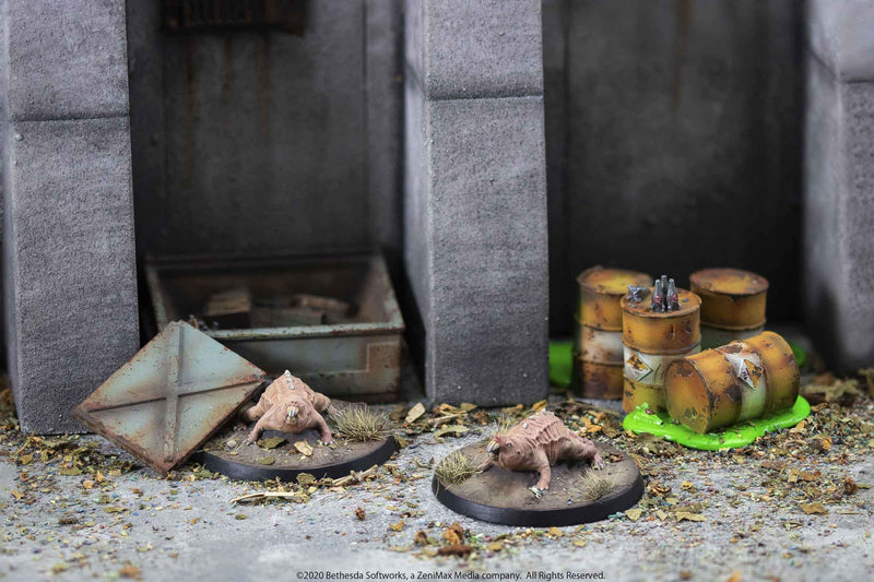 Fallout Wasteland Warfare Creatures: Mole rats