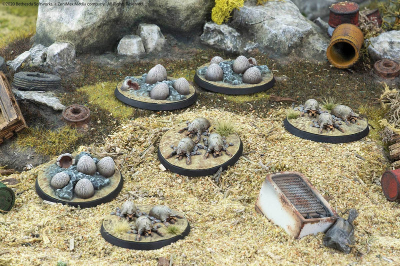 Fallout: Wasteland Warfare - Creatures: Mirelurk Hatchlings + Eggs