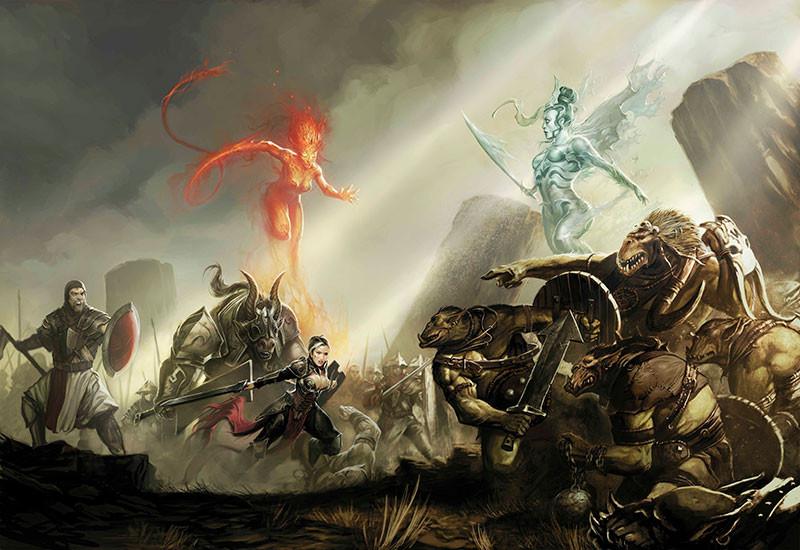 Drakerys: Ashral Orcs VS Paladinate of Irosia Starter Set - Modiphius Entertainment