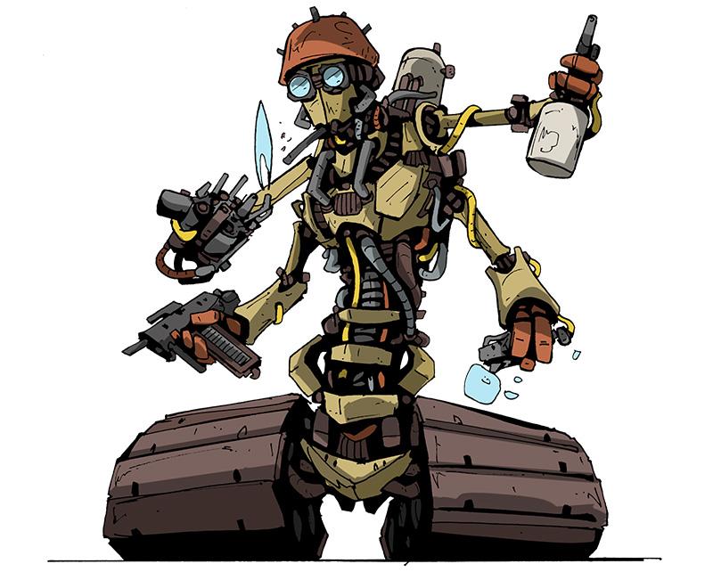Mutant: Mechatron – Robot Bundle - Modiphius Entertainment
