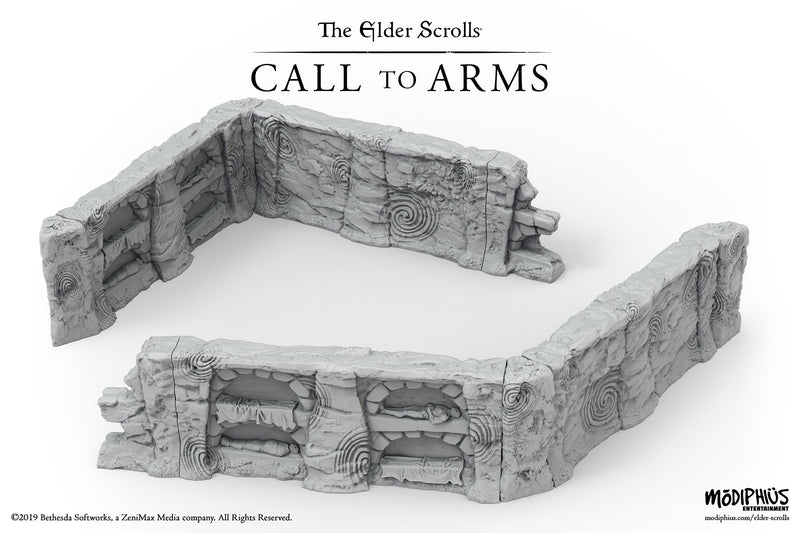 The Elder Scrolls Call to Arms - Nord Tomb Walls Terrain Set