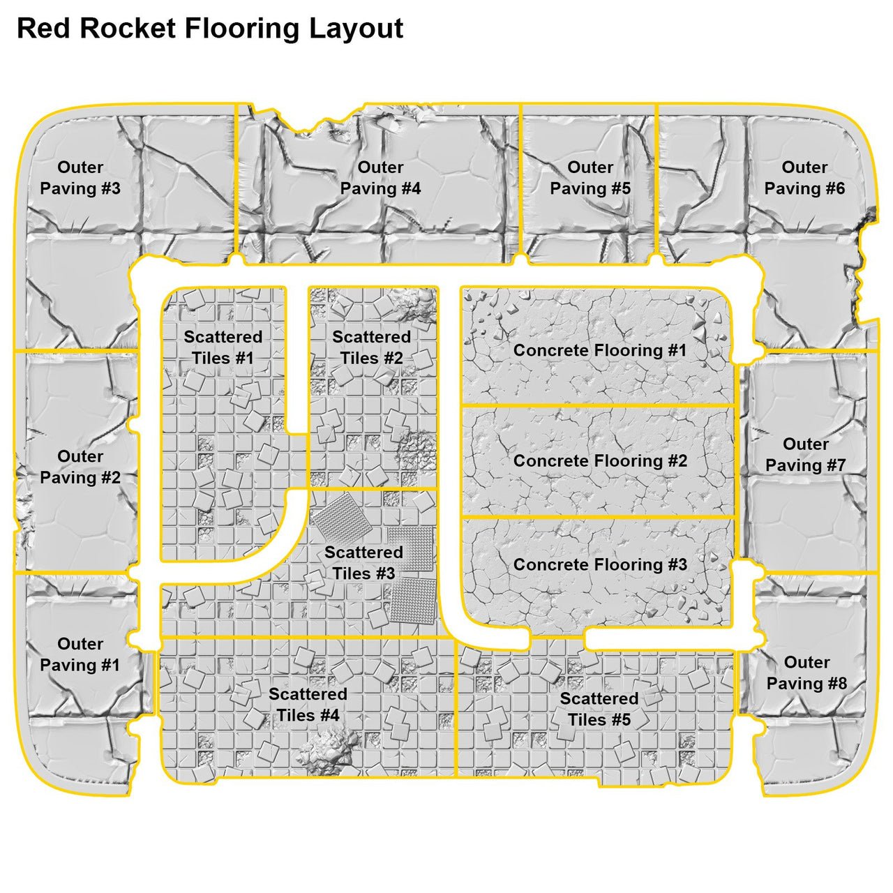 Red Rocket Flooring Layout