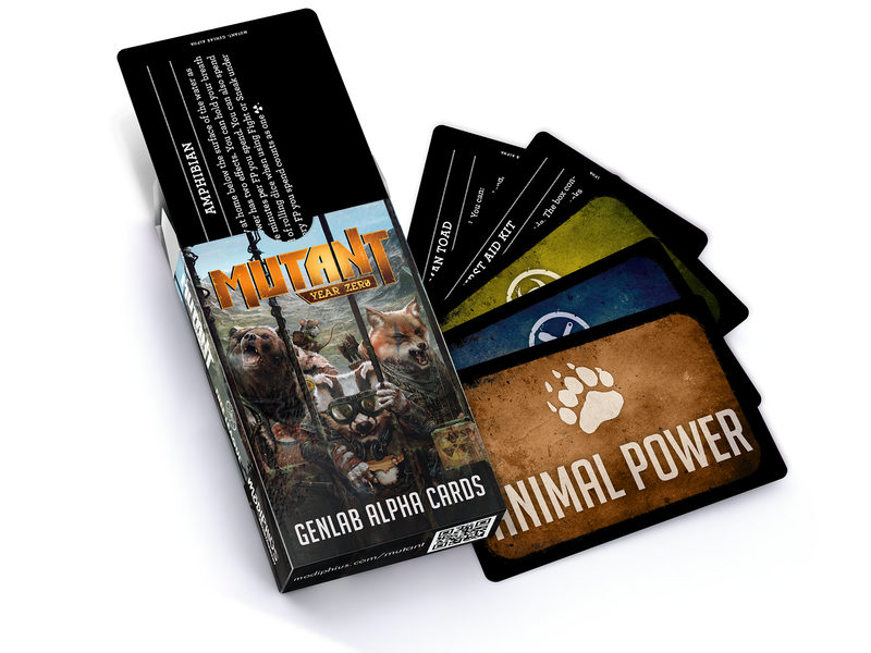 Mutant: Genlab Alpha Card Deck - Modiphius Entertainment