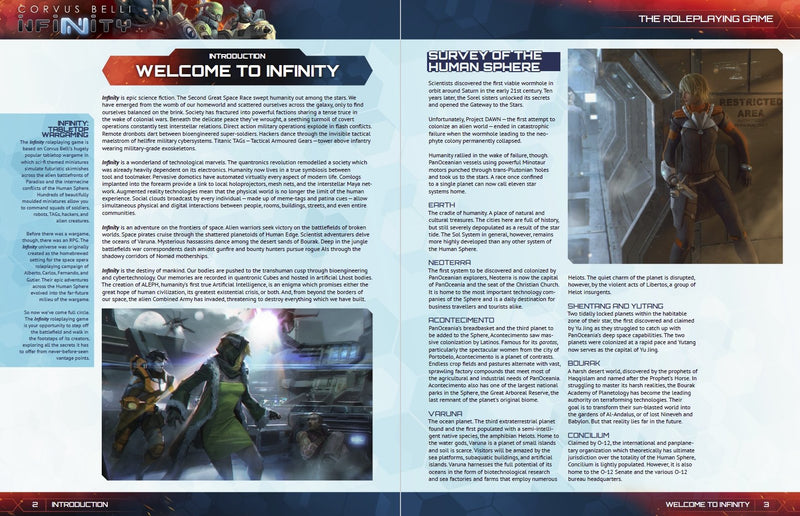 Infinity: Infinity: Player's Guide - Modiphius Entertainment