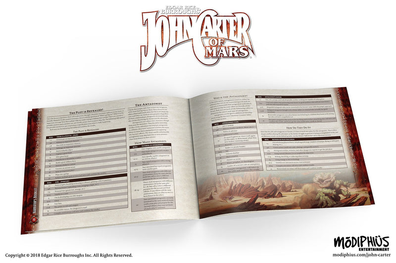 John Carter of Mars: Narrator's Toolkit - PDF - Modiphius Entertainment