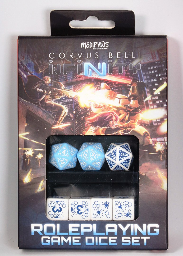 Infinity: Factions Dice Sets - Modiphius Entertainment