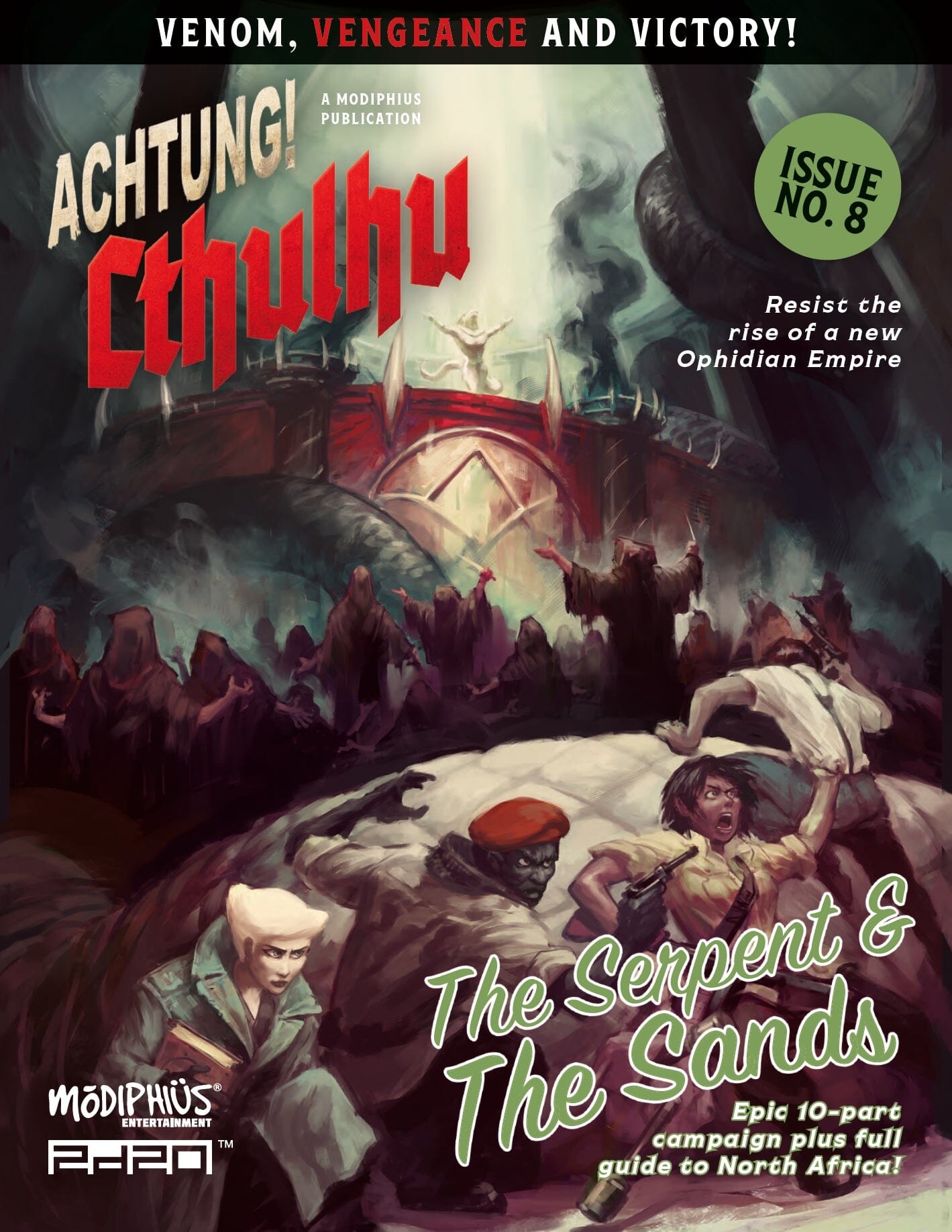 Achtung! Cthulhu 2d20: The Serpent and the Sands Achtung! Cthulhu 2d20 Modiphius Entertainment 