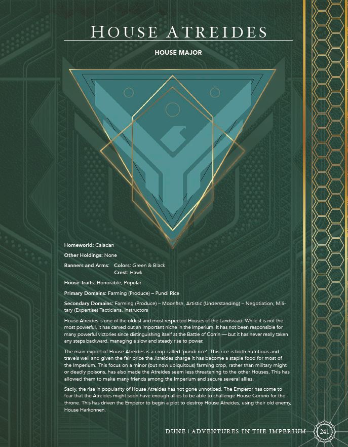 Dune - Adventures in the Imperium – Core Rulebook Standard Edition - PDF Dune - Adventures in the Imperium Modiphius Entertainment 