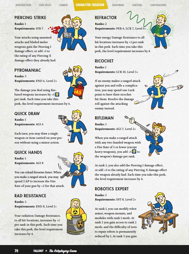 Fallout: The Roleplaying Game Core Rulebook PDF Fallout RPG Modiphius Entertainment 