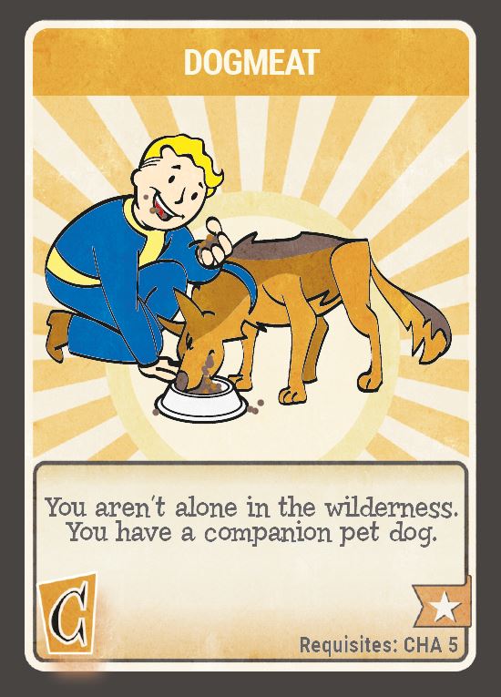 Fallout: The Roleplaying Game Perk Cards Fallout RPG Modiphius Entertainment 