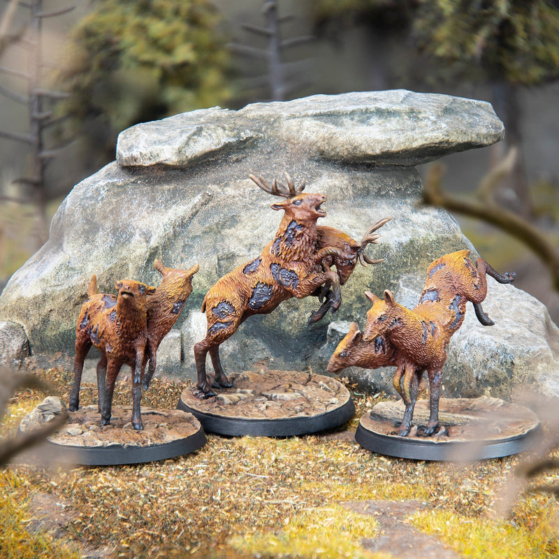 Fallout: Wasteland Warfare - Creatures: Radstag Herd Fallout: Wasteland Warfare Modiphius Entertainment 
