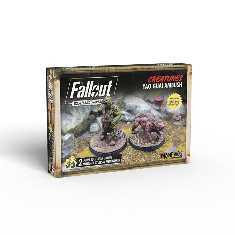 Fallout: Wasteland Warfare - Creatures: Yao Guai Ambush Fallout: Wasteland Warfare Modiphius Entertainment 