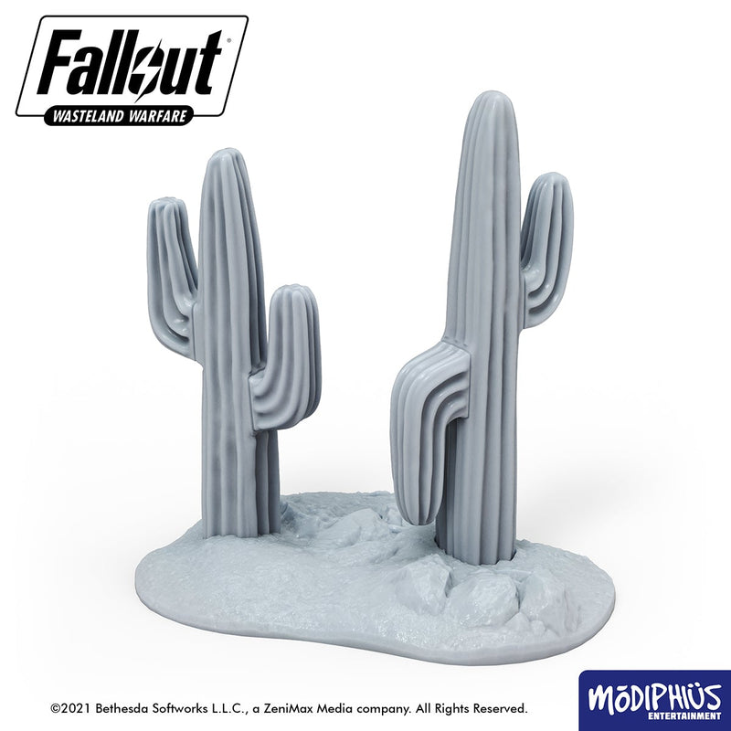 Fallout: Wasteland Warfare - Print at Home - Cacti Stands Fallout: Wasteland Warfare Modiphius Entertainment 
