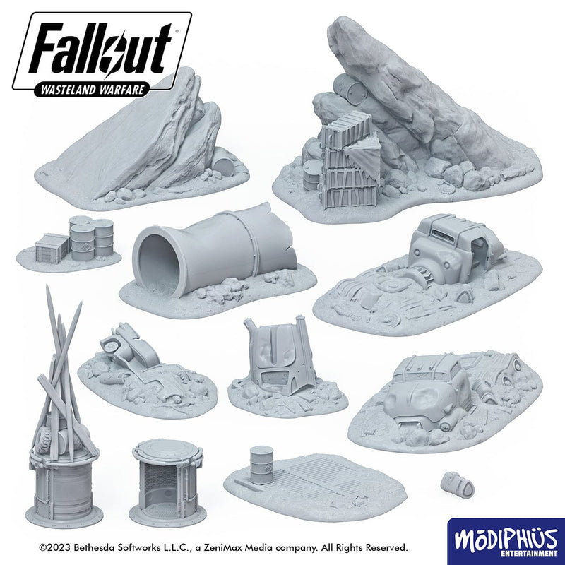Fallout: Wasteland Warfare - Print at Home - Metal Dome Fallout: Wasteland Warfare Modiphius Entertainment 