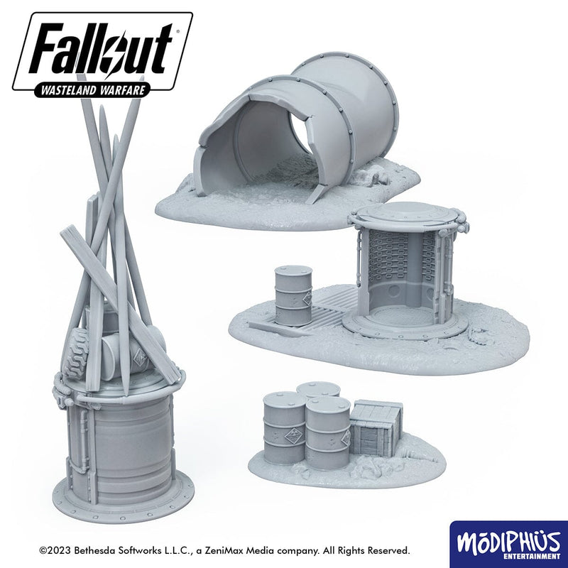 Fallout: Wasteland Warfare - Print at Home - Metal Dome Fallout: Wasteland Warfare Modiphius Entertainment 