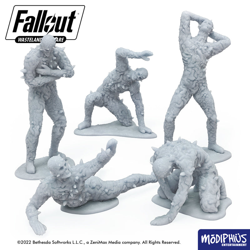Fallout: Wasteland Warfare - Print at Home - Scorched Statues STL Fallout: Wasteland Warfare Modiphius Entertainment 