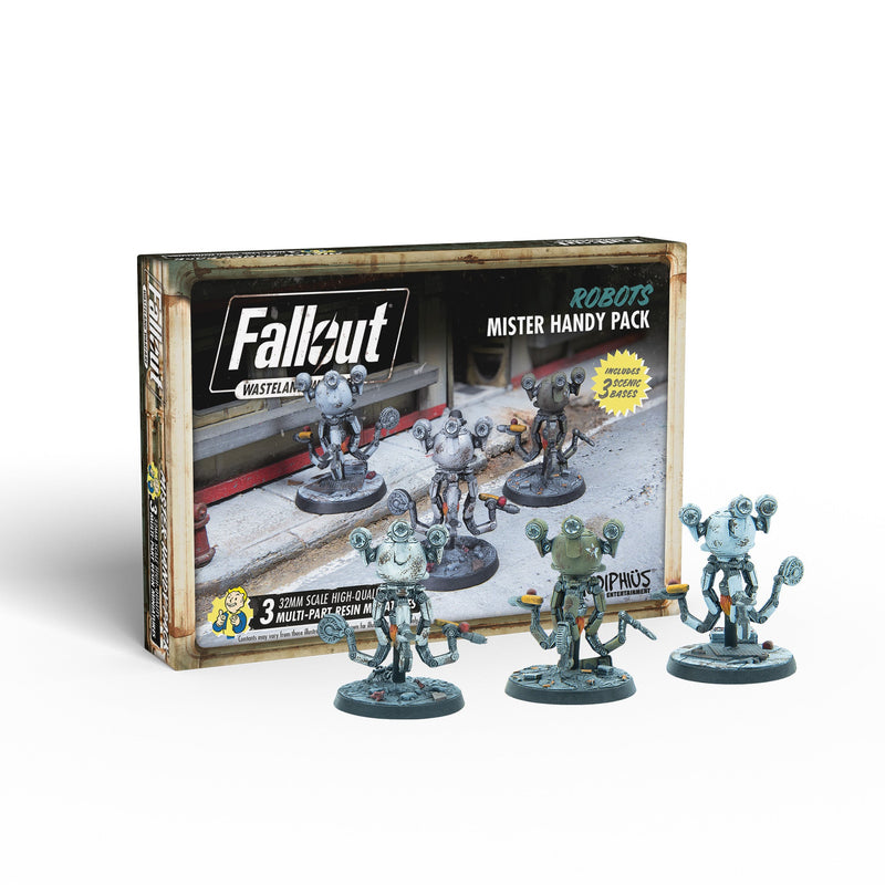 Fallout: Wasteland Warfare - Robots: Mister Handy Pack Fallout: Wasteland Warfare Modiphius Entertainment 