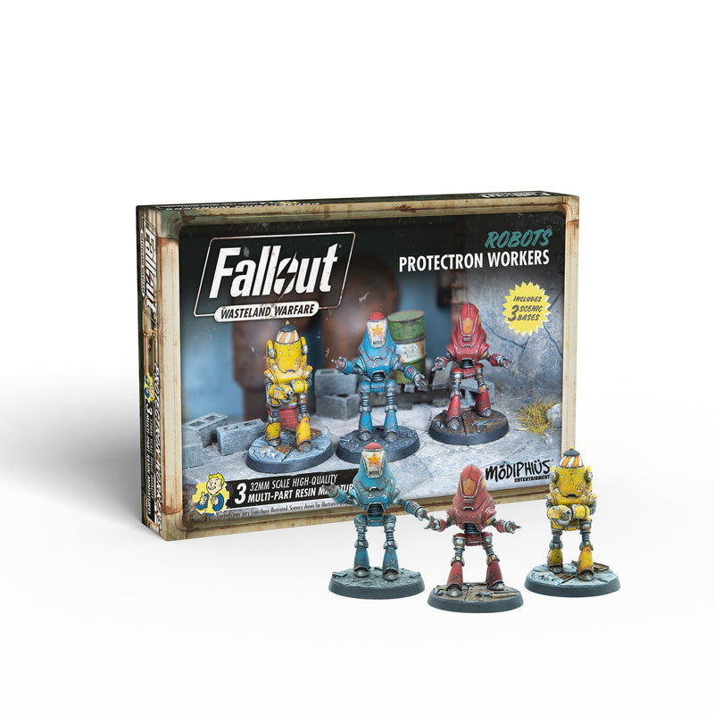Fallout: Wasteland Warfare - Robots: Protectron Workers Fallout: Wasteland Warfare Modiphius Entertainment 