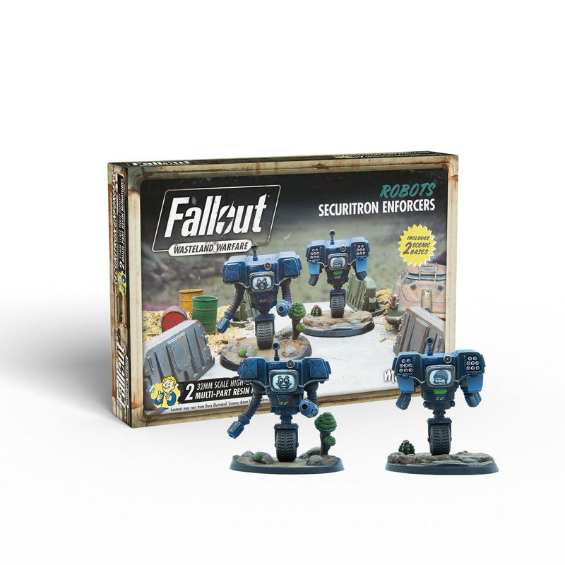 Fallout: Wasteland Warfare - Robots: Securitron Enforcers Fallout: Wasteland Warfare Modiphius Entertainment 
