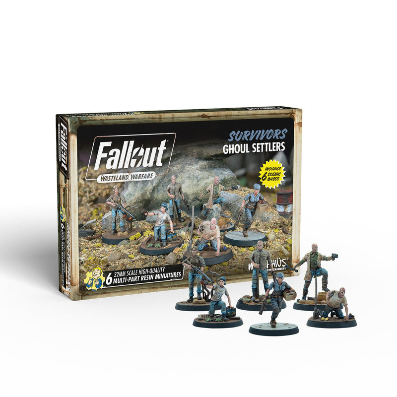 Fallout: Wasteland Warfare: - Survivors: Ghoul Settlers (The Slog) Fallout: Wasteland Warfare Modiphius Entertainment 