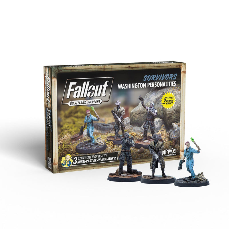 Fallout: Wasteland Warfare - Survivors: Washington Personalities Fallout: Wasteland Warfare Modiphius Entertainment 