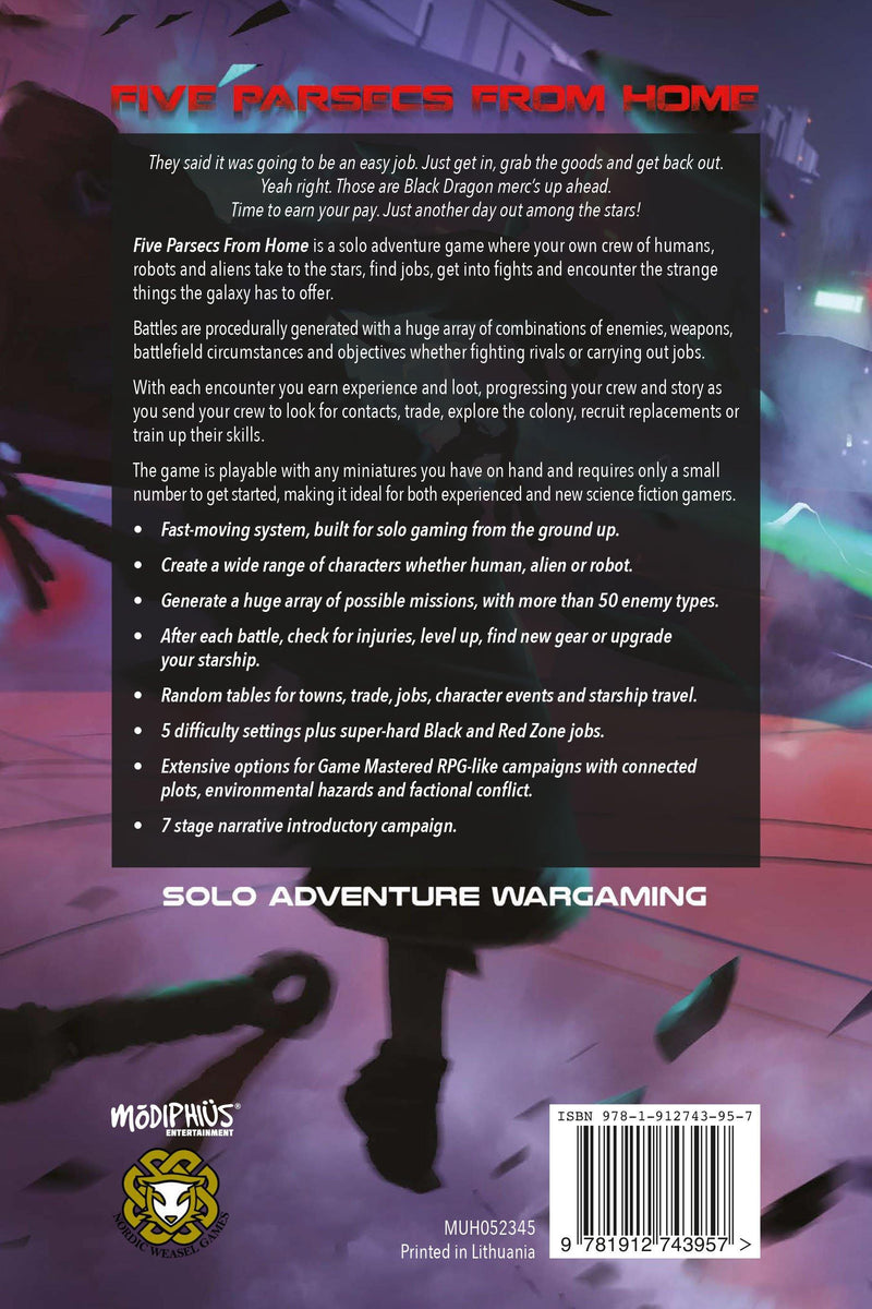 Five Parsecs From Home - Solo Adventure Wargaming - PDF Five Parsecs From Home Modiphius Entertainment 