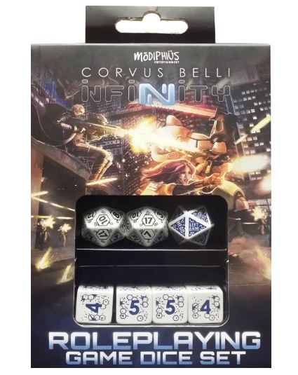 Infinity: Factions Dice Sets Infinity Modiphius Entertainment Aleph BOX 