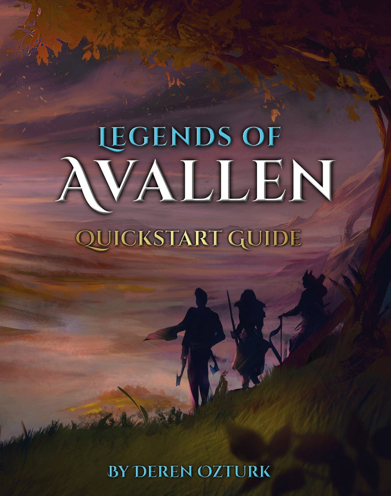 Legends of Avallen - Quickstart Guide (FREE PDF) Legends of Avallen Adder Stone Games 