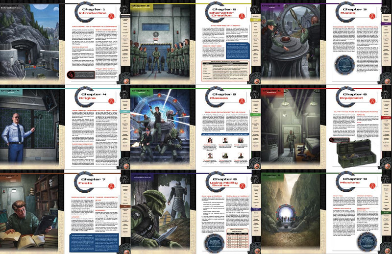 Stargate SG-1 Roleplaying Game Core Rulebook Wyvern Gaming 